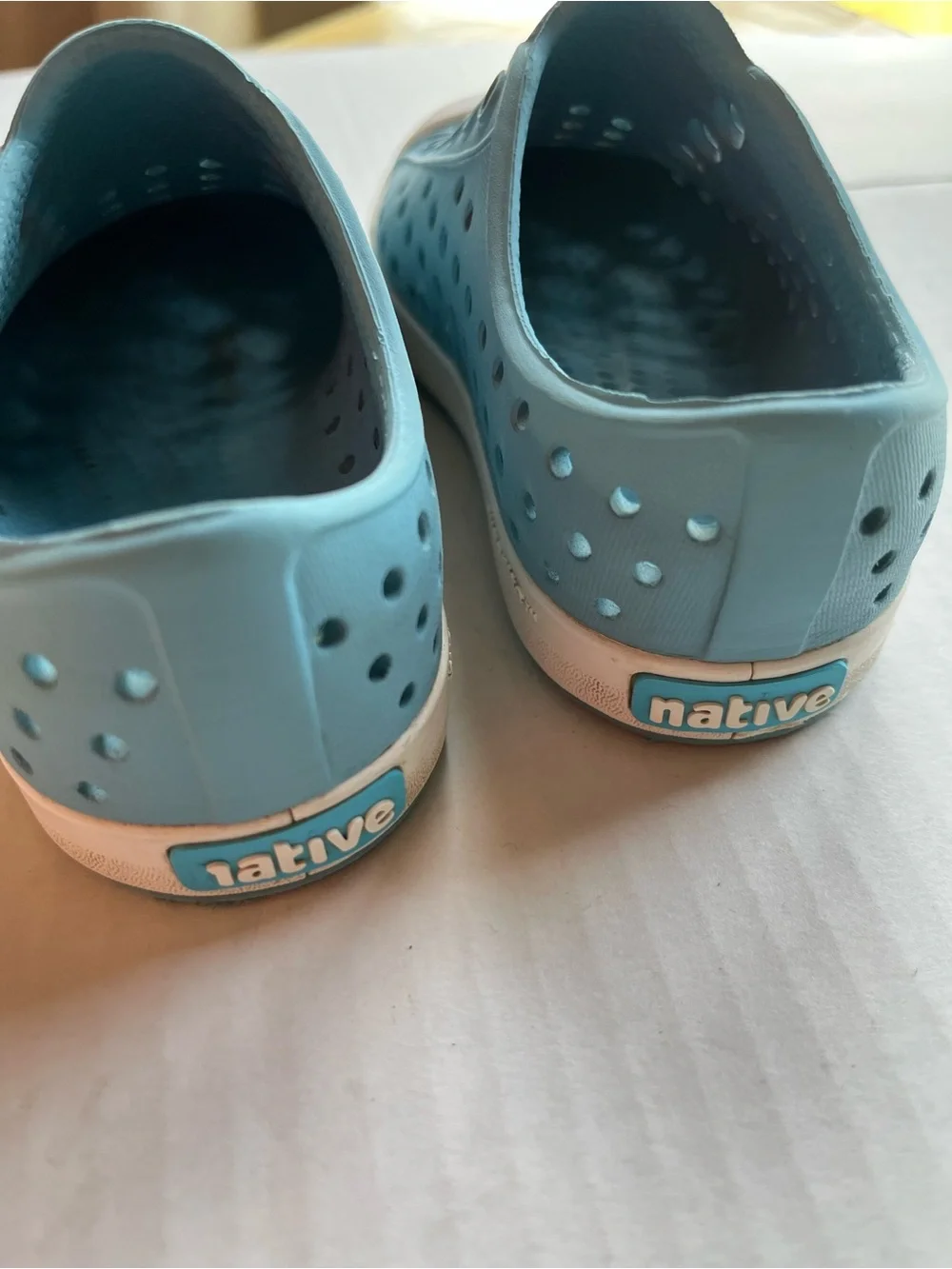 Native Kids Slip-On Shoes in Teal Summer Sneakers Water play